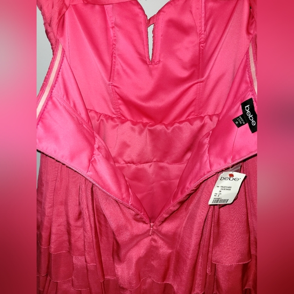 Bebe dress, size M, pink - Picture 4 of 5
